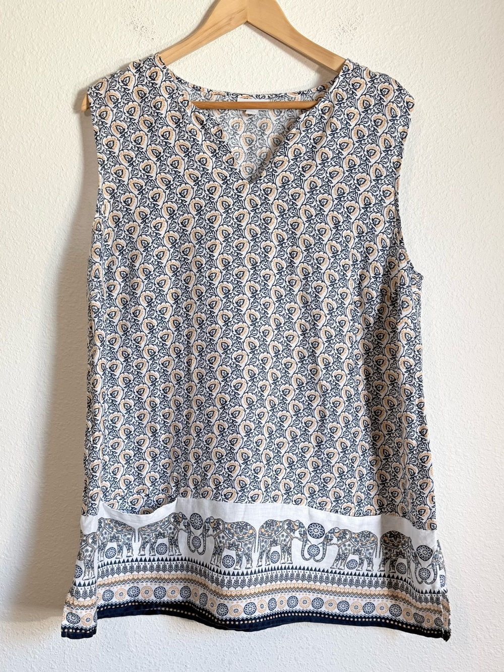 J Jill 100% Linen Floral Print Shift Mini Dress Tunic Boho Chic Retro Twee - Picture 4 of 8